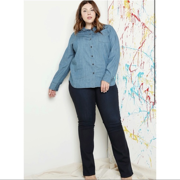 James Jean Classic Boot Curvy Deep End BootCut 24W - Picture 2 of 6